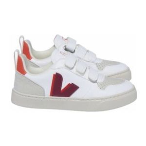 Veja Kids Small V-10 CWL White Marsala Orange Fluo-Schoenmaat 28