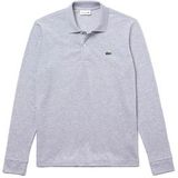 Polo Lacoste Men L1313 Longsleeve Classic Fit Marl Grijs Melange-4