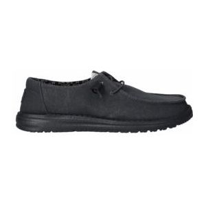 Instapper HEYDUDE Women Wendy Canvas Black / Black-Schoenmaat 36