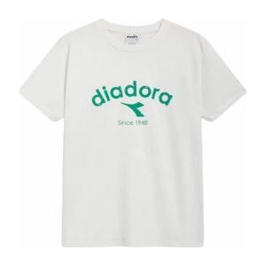 T-Shirt Diadora Unisex SS Athletic Logo White Milk-M