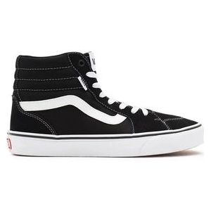 Vans Men Filmore Hi Suede Canvas Black White-Schoenmaat 44,5