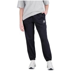 Trainingsbroek New Balance Women Essentials Stacked Logo French Terry Sweatpant Black-S