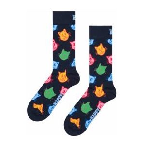 Happy Socks Unisex Cat Navy-Schoenmaat 41