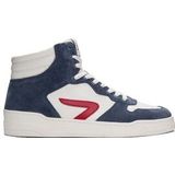 HUB Men Court High Off White Persian Red Vintage Blue Off White-Schoenmaat 41