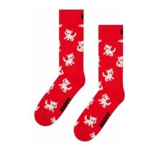 Happy Socks Unisex Kitten Red-Schoenmaat 36