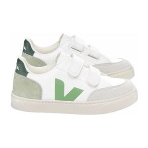 Veja Kids Small V-12 Chromefree Leather Extra White Multico Clay-Schoenmaat 31