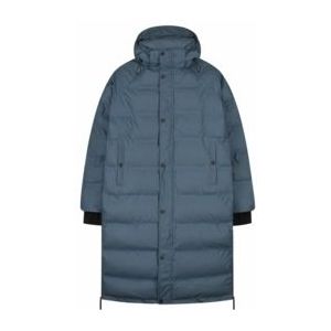 Winterjas Maium Unisex PU Puffer Blue Grey-S