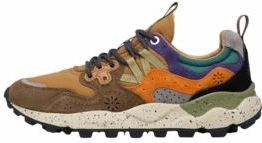 Flower Mountain Unisex Yamano 3 Uni Suede Nylon Taupe Beige Zucca-Schoenmaat 37