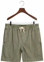 Korte broek GANT Men Reg Sunfaded Ds Shorts Kalamata Green 25-L