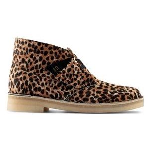 Clarks Originals Women Desert Boot Leopard Print Pony 2021-Schoenmaat 37