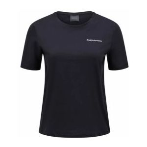 T-Shirt Peak Performance Women Explore Logo Tee Black-XS