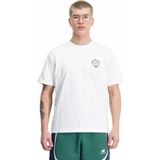 T-Shirt New Balance Men Hoops Essentials T-Shirt White-XL