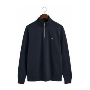 Trui GANT Men Reg Shield Half Zip Sweat Evening Blue-XXXXXL