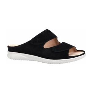 Slipper Hartjes Women Breeze Pantolette Velours Black-Schoenmaat 35