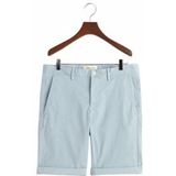 Korte broek GANT Men Slim Sunfaded Shorts Dove Blue-Maat 36