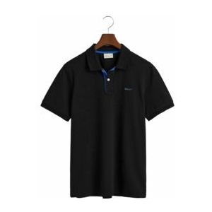 Polo GANT Men Contrast Pique Polo Black-M