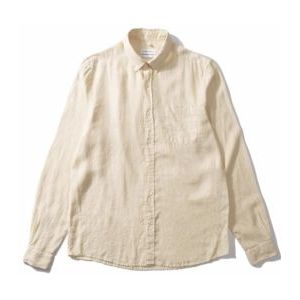 Shirt Edmmond Studios Men Linen Plain Beige-XL