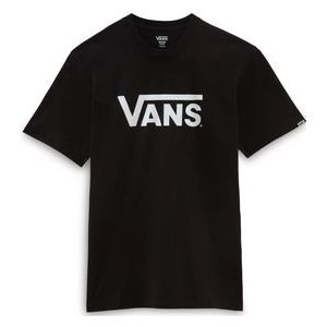 T-Shirt Vans Mens Classic Vans Tee Black White-XS