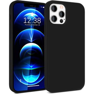 ShieldCase iPhone 12 Pro Max silicone case - 6.7 inch (zwart)