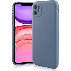 Shieldcase Siliconen hoesje met camera bescherming iPhone 11 (lavendel grijs)