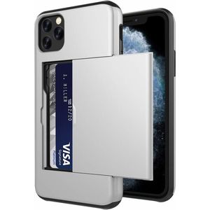 ShieldCase Kaarthouder case met slide iPhone 11 Pro (zilver)