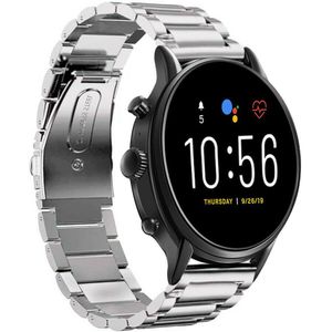 Fossil Gen 5 stalen band (zilver)
