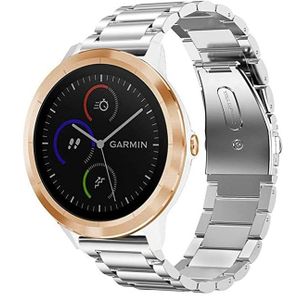 Garmin Vivoactive 3 stalen bandje (zilver)