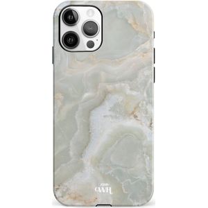 xoxo Wildhearts Marble Green Illusion - iPhone 12 Pro hoesje