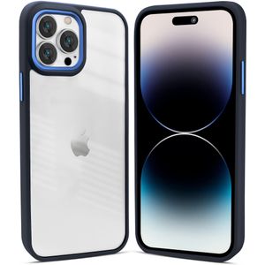 Coverzs iPhone 11 Pro solid bumper hoesje mat (blauw)