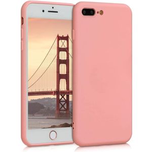 Shieldcase Siliconen hoesje met camera bescherming iPhone 7 Plus / 8 Plus (roze)