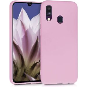 Shieldcase silicone case Samsung Galaxy A40 (roze)