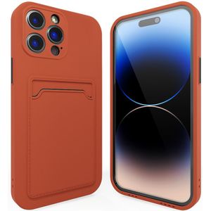 ShieldCase iPhone 11 Pro backcover hoesje met pashouder (terracotta)