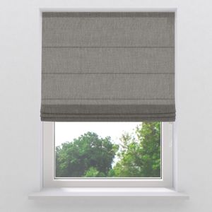 Vouwgordijn weave smart lichtdoorlatend Black grey 160x180cm