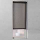 Rolgordijn Natural Smart Lichtdoorlatend Dark Grey 90x250