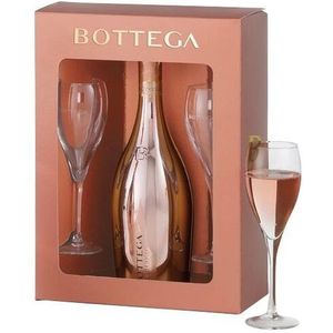 Bottega Rosé Glamourbox + 2 glazen