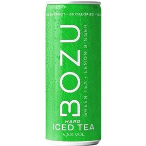 Bozu Iced Tea Green Blik 12x25cl