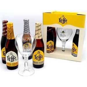 Leffe Giftpack + Glas 4x33cl