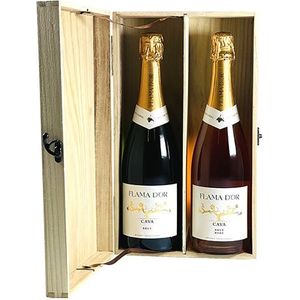 Flama d'Or Cava Duo Brut en Rosé Wijnkist 2x75cl