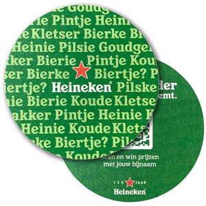 Heineken Bierviltjes PAK 4x100st