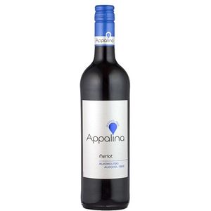 Appalina Alcoholarme Merlot fles 75cl