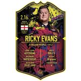 Ricky Evans Bull's Darts Ultimate Card 37x25cm