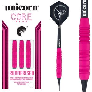 Unicorn Softtip Core Plus Rubberised Brass Pink 17 gram