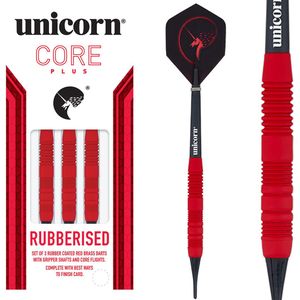 Unicorn Softtip Core Plus Rubberised Brass Red 18 gram