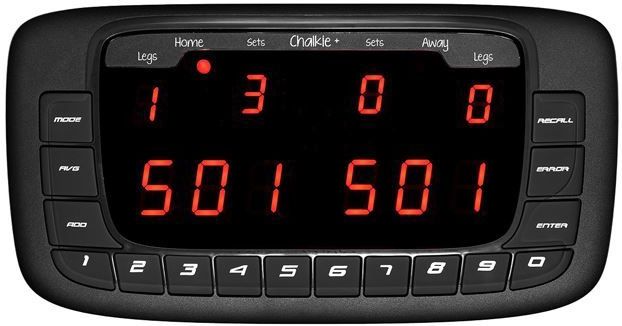 Dartsmate - Chalkie Plus - Elektronische Dart Scorer - Zwart - Inclusief Montagemateriaal