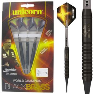 Unicorn Softtip Black Brass Gary Anderson P2 19 gram