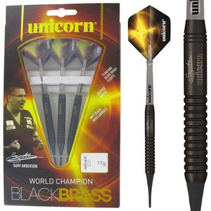 Unicorn Softtip Black Brass Gary Anderson P2 19 gram