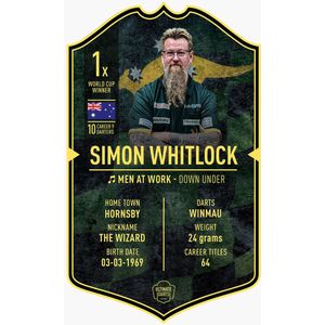 Ultimate Card Simon Whitlock | 37x25 cm