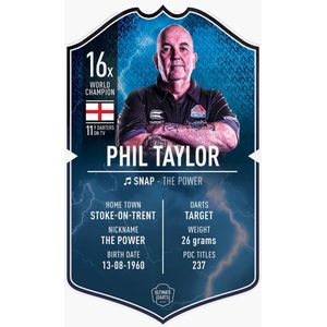 Ultimate Card Phil Taylor | 37x25 cm