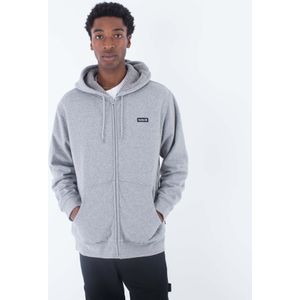 Sweatshirt mit reißverschluss männer - alps|heather grey|xxl