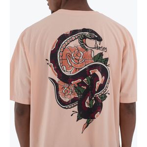 T-shirt kurzarm männer - cobra|candy pink|l
